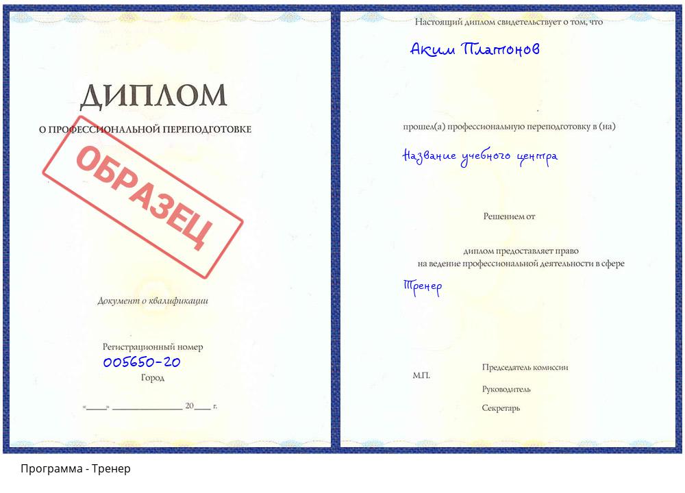 Тренер Шарыпово